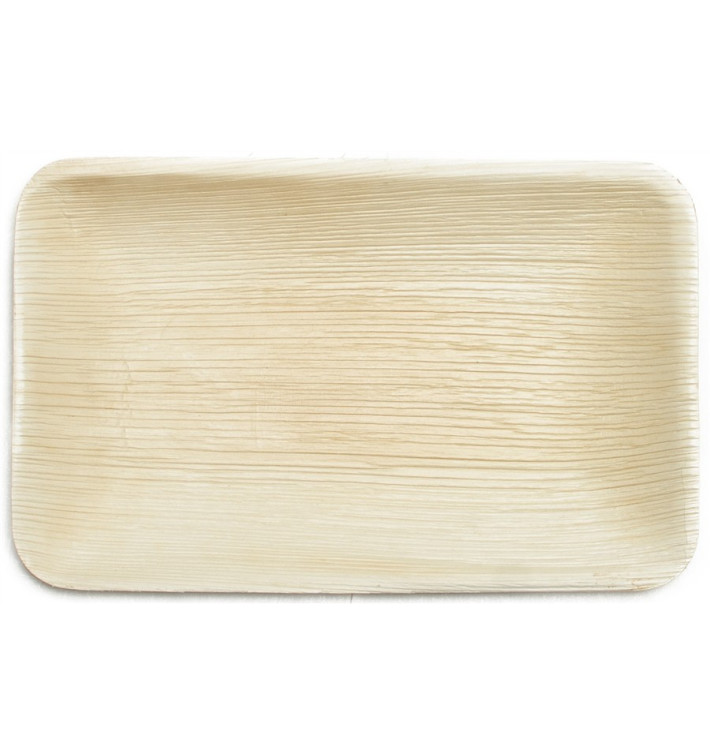 Palm Leaf Tray Rectangular Shape 25x16x3cm 