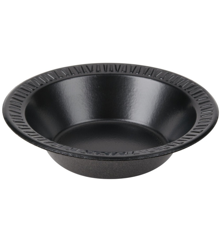 Foam Bowl Laminated Black 360ml Ø15cml Foam Bowl Laminated Black 360ml Ø15cml