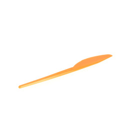 Plastic Knife PS Orange 16,5 cm (900 Units)