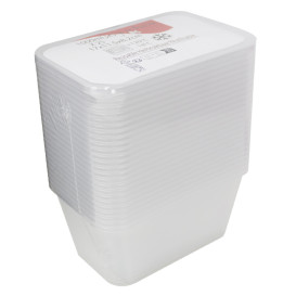 Plastic Deli Container PP Rectangular Shape 1000ml (50 Units) 