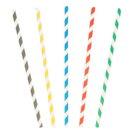 Paper Straw Straight Wrapped Ø0,6cm 20cm (6000 Units)