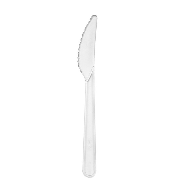 Plastic Knife Magnum Clear 18,5 cm 