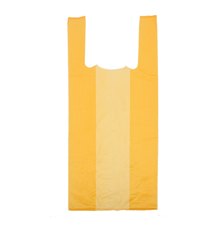 Plastic T-Shirt Bag Orange 35x50cm Plastic T-Shirt Bag Orange 35x50cm