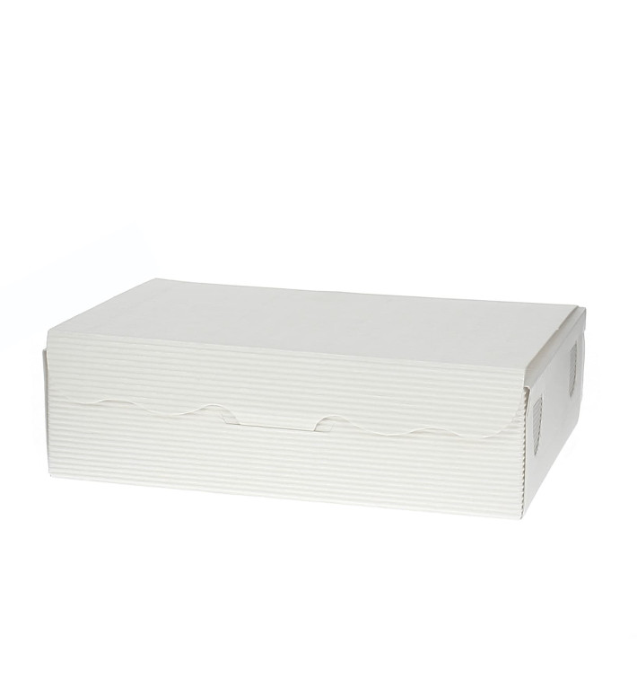 Paper Bakery Box White 17x10x4,2cm 500g Paper Bakery Box White 17x10x4,2cm 500g