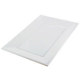 Plastic Tray White 33x22,5cm