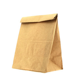 Paper Bag without Handle Kraft Brown 15+9x28cm (1000 Units)