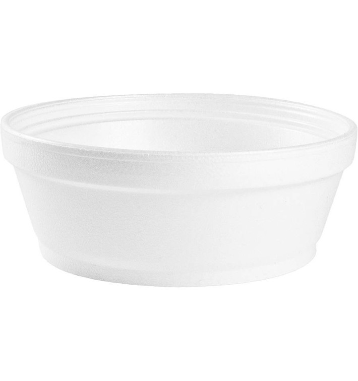 Foam Container White 8Oz/240ml Ø8,9cm Foam Container White 8Oz/240ml Ø8,9cm