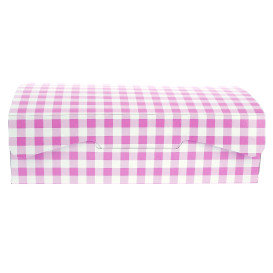 Paper Bakery Box Pink 25,8x18,9x8cm 2Kg (125 Units)