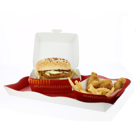 Paper Burger Box XXL 14,5x14,5x8cm (25 Units) 