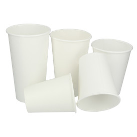 Paper Cup White 16 Oz/500ml Ø9,0cm (50 Units) 