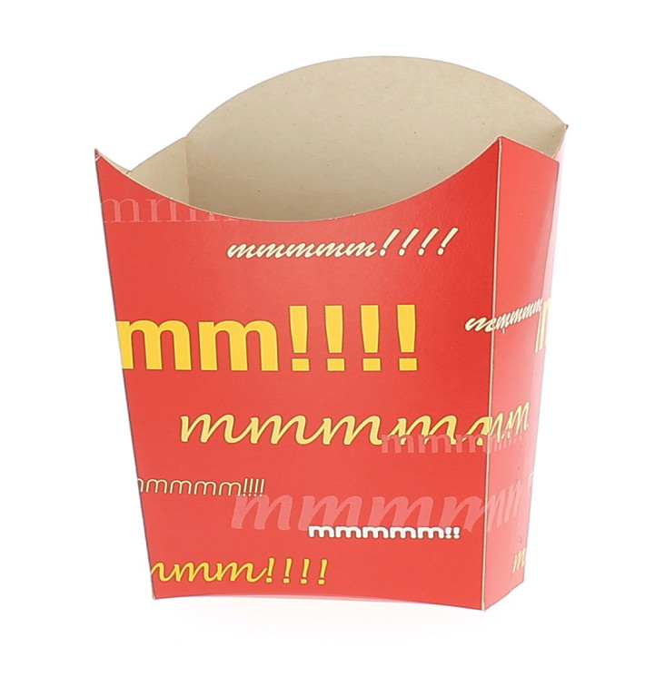 Paper French Fries Scoop Container Small size 8,2x2,2x9cm 