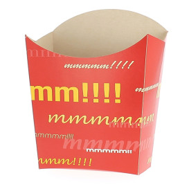 Paper French Fries Scoop Container Medium size 8,2x3,5x12,5cm 