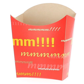 Paper French Fries Scoop Container Large size 8,2x3,3x14,9cm 