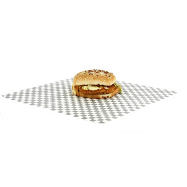 Paper Food Wrap Grease-Proof Black 28x33cm (4000 Units)