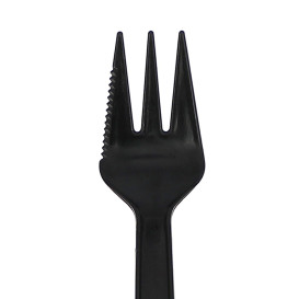 Plastic Fork "Sierra" Black 13,5cm (1.000 Units)