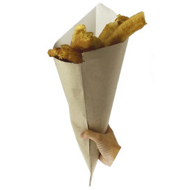 Paper Food Cone Natural 42cm 600g (1.000 Units)