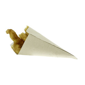 Paper Food Cone Natural 34cm 400g (200 Units)