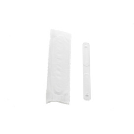 Plastic Coffee Stirrer PS Wrapped Clear 9cm (9500 Units)