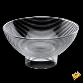 Tasting Plastic Bowl PS Medium Size Clear 250 ml (6 Units) 