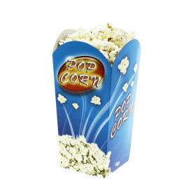 Paper Popcorn Box Small Size 45gr 6,5x8,5x15cm (25 Units)