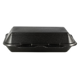 Foam Baguette Container Black 2,40x1,55x0,70cm (125 Units)  