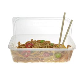 Plastic Deli Container PP Rectangular Shape 500 ml (50 Units) 