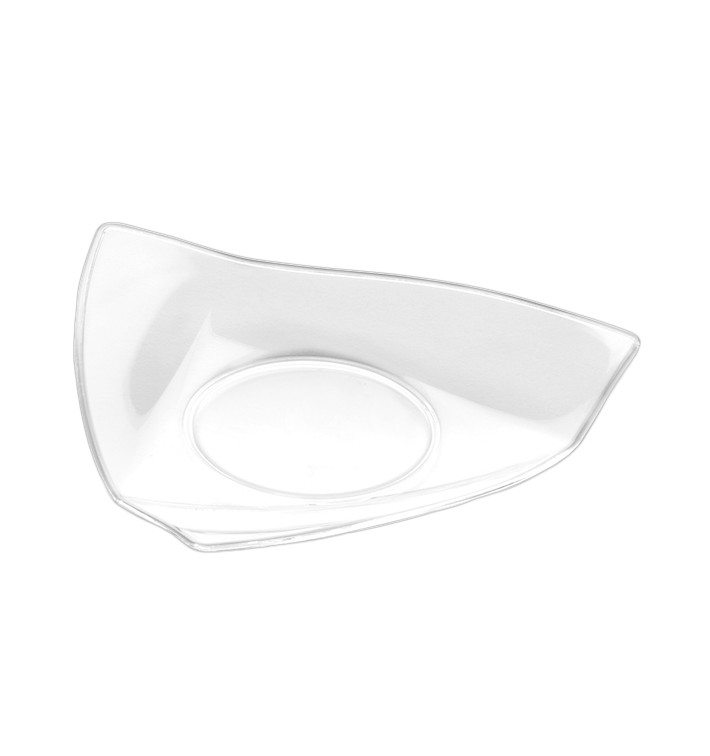 Tasting Plastic Plate PS "Vela" Clear 8,5x8,5 cm (500 Units) Tasting Plastic Plate PS "Vela" Clear 8,5x8,5 cm (500 Units)