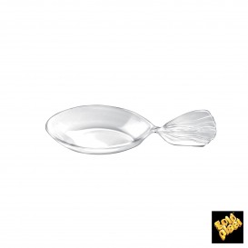 Tasting Spoon PS "Fish" Clear 12 cm (600 Units)