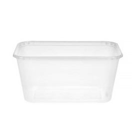 Plastic Deli Container PP Rectangular Shape 1000ml (500 Units)