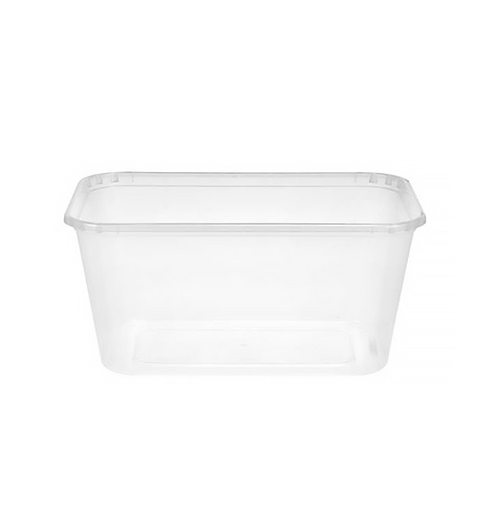 Plastic Deli Container PP Rectangular Shape 1000ml (50 Units) Plastic Deli Container PP Rectangular Shape 1000ml (50 Units)