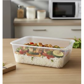 Plastic Deli Container PP Rectangular Shape 750 ml (50 Units) 