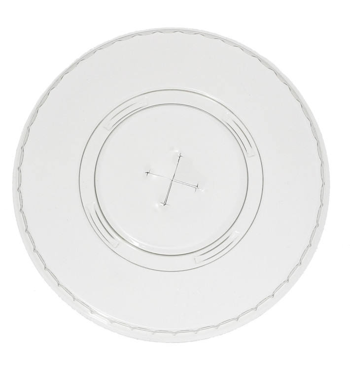 Plastic Lid with Straw Slot PET Flat Ø9,3cm Plastic Lid with Straw Slot PET Flat Ø9,3cm
