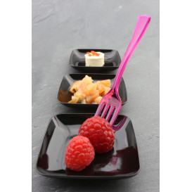 Plastic Fork Premium Raspberry 19 cm (180 Units)