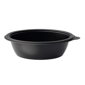 Plastic Deli Container PP Black 250ml Ø13cm 