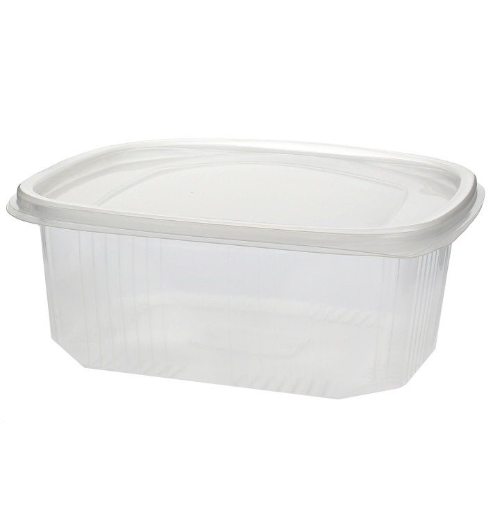 Plastic Hinged Deli Container Microwavable PP 1000ml 