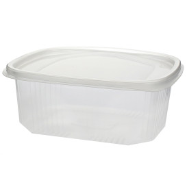 Plastic Hinged Deli Container Microwavable PP 1500ml 