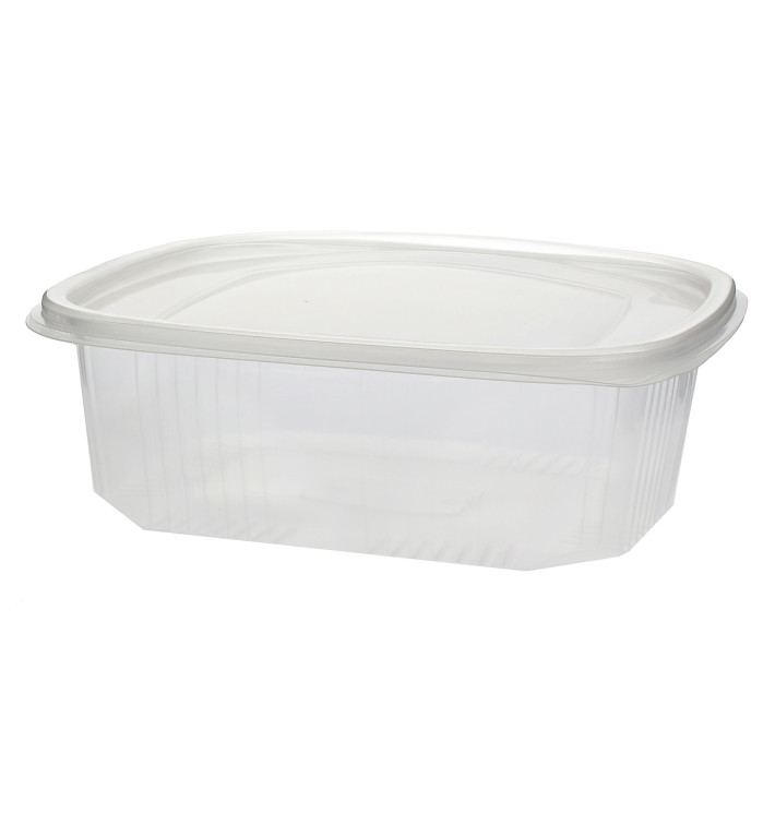 Plastic Hinged Deli Container Microwavable PP 500ml 