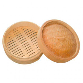 Bamboo Steamer "Maxi" Ø30x6cm (16 Units)