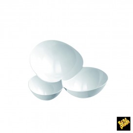 Tasting Plastic Bowl PS "Molecola" White 100ml (25 Units) 