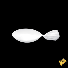 Tasting Spoon PS "Fish" White 12 cm (600 Units)