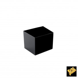Tasting Plastic Bowl PS "Cube" Black 60 ml (15 Units) 