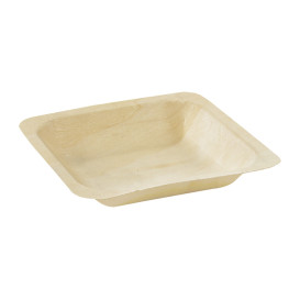 Wooden Plate Square Shape 14,1x14,1x2,5cm