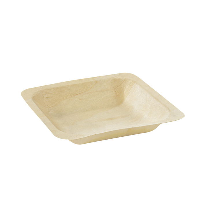 Wooden Plate Square Shape 14,1x14,1x2,5cm Wooden Plate Square Shape 14,1x14,1x2,5cm