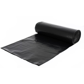 Trash Bag Black Easy Closure 55x55cm 