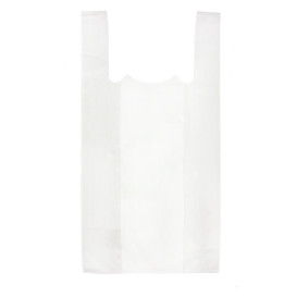 Plastic T-Shirt Bag White 30x40cm 