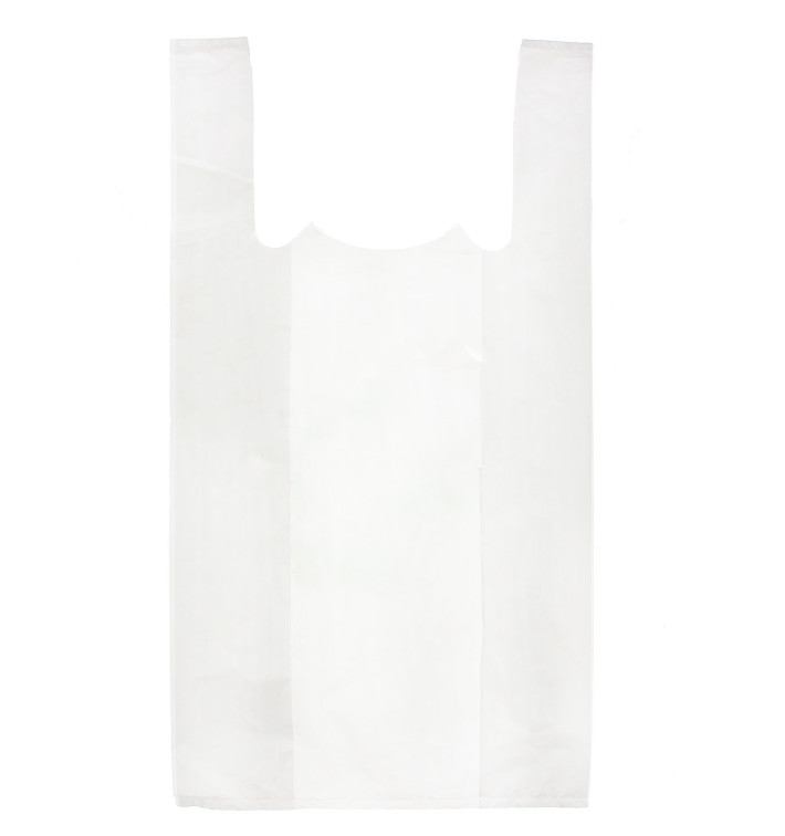 Plastic T-Shirt Bag White 35x50cm Plastic T-Shirt Bag White 35x50cm