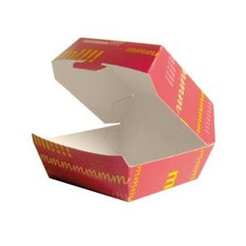 Paper Burger Box 12x12x7cm (25 Units)