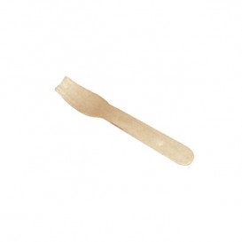 Wooden Ice Cream Spoon Flat 9,5cm (100 Units) 
