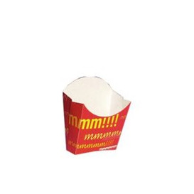 Paper French Fries Scoop Container Small size 8,2x2,2x9cm (25 Units)