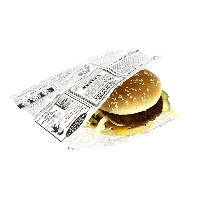 Paper Food Bag Grease-Proof Opened L Shape 16x16,5cm (5000 Units) Paper Food Bag Grease-Proof Opened L Shape 16x16,5cm (5000 Units)